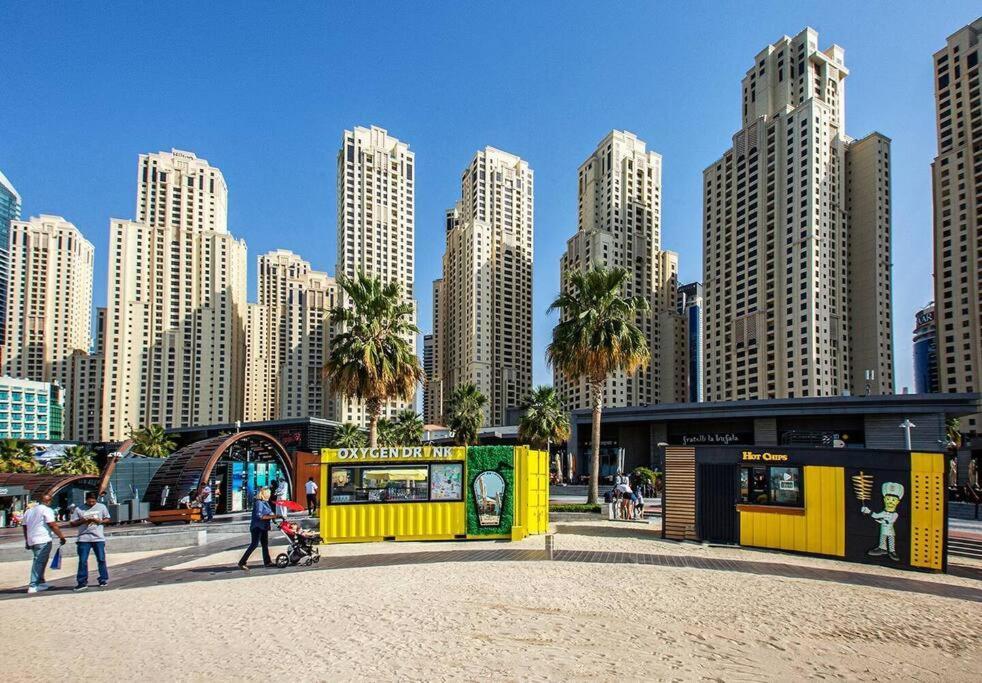 두바이 Beachfront - Large Studio In Jbr Rimal 4 아파트 외부 사진
