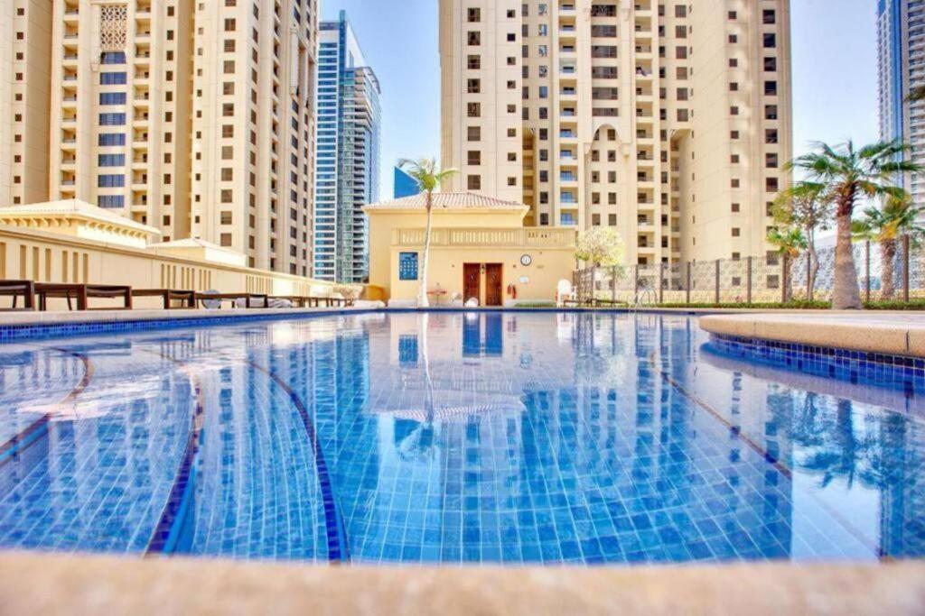 두바이 Beachfront - Large Studio In Jbr Rimal 4 아파트 외부 사진