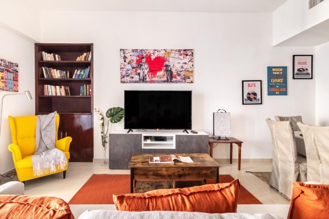 두바이 Beachfront - Large Studio In Jbr Rimal 4 아파트 외부 사진